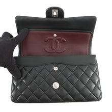 Load image into Gallery viewer, CHANEL Matelasse W Flap ChainShoulder Bag BlackA01112 Lambskin Size 25
