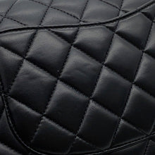 Load image into Gallery viewer, CHANEL Matelasse W Flap ChainShoulder Bag BlackA01112 Lambskin Size 25
