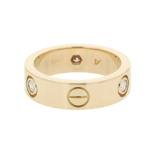 Load image into Gallery viewer, CARTIER Love Ring 3P Diamond Size Classic 51/#11B4032400 18K Yellow Gold
