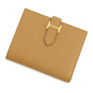 HERMES BEAN Compact Sesame Epsom
