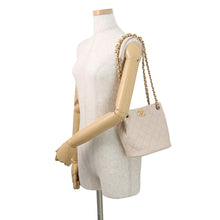 将图像加载到图库查看器中，CHANEL Matelasse Chain Shoulder Bucket Bag BeigeAS3873 Lambskin Size Small
