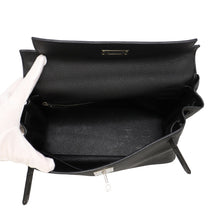 将图像加载到图库查看器中，HERMES Kelly Black Togo Leather Size 28
