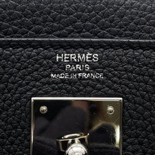 将图像加载到图库查看器中，HERMES Kelly Black Togo Leather Size 28
