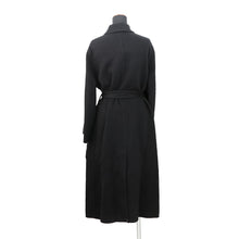 将图像加载到图库查看器中，HERMES Double-faced wrap coat Size 34 Black Cashmere100%
