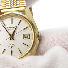 将图像加载到图库查看器中，SEIKO King Seiko Hi-Beat W36mm Stainless Steel Silver Dial5625-7111
