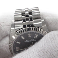 Load image into Gallery viewer, ROLEX Oyster Perpetual W31mm Stainless Steel K18WG Black Dial67514
