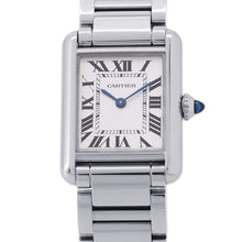 将图像加载到图库查看器中，CARTIER Tank mast SM W29.5mm×H22mm Stainless Steel Silver DialWSTA0051
