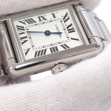 将图像加载到图库查看器中，CARTIER Tank mast SM W29.5mm×H22mm Stainless Steel Silver DialWSTA0051
