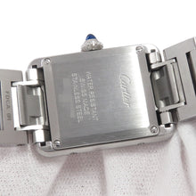 Load image into Gallery viewer, CARTIER Tank mast SM W29.5mm×H22mm Stainless Steel Silver DialWSTA0051
