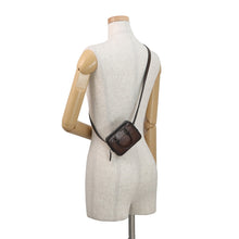 Load image into Gallery viewer, Berluti Anne Jules Nano Scritto Swipe Leather Pouch Brown Leather
