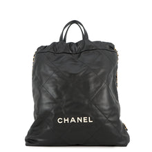 Load image into Gallery viewer, CHANEL CHANEL22 Backpack BlackAS3313 Leather Size Large
