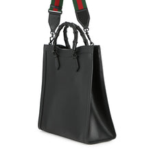 Load image into Gallery viewer, GUCCI Diana Bamboo 3WAY Bag Black703218 Leather Size Large
