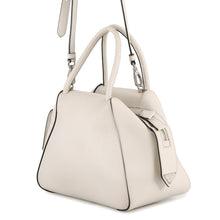 将图像加载到图库查看器中，PRADA Supernova 2WAY Bag White1BA365 Leather Size Medium
