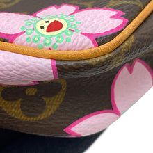 将图像加载到图库查看器中，LOUIS VUITTON Pochette Accessoires Brown/PinkM92006 Monogram Cherry Blossom
