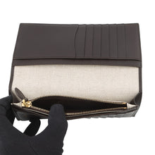Load image into Gallery viewer, Berluti Batty Toile Marbouf Long Wallet Dark Brown Leather
