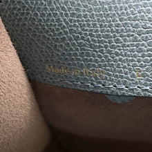 Load image into Gallery viewer, Valextra Valextra Mini Paspa 2WAY Bag Gray/Beige/Black Leather
