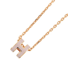 Load image into Gallery viewer, HERMES Pop Ash Necklace Size Mini Rose Dragee Gold Plated Lacquer
