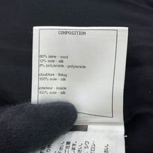 Load image into Gallery viewer, CHANEL Collarless Jacket Size 34 BlackP61936-V30843-94305 Wool80% Silk12% Polyamide8%
