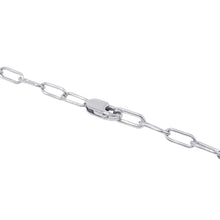 Load image into Gallery viewer, TIFFANY&amp;Co. Padlock Pendant Size Medium72342100 18K White Gold
