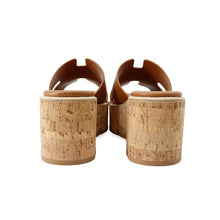 将图像加载到图库查看器中，HERMES Eze 30 Sandals GoldH221026Z Calf Leather Size 37
