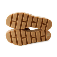 将图像加载到图库查看器中，HERMES Eze 30 Sandals GoldH221026Z Calf Leather Size 37
