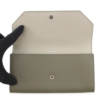 Load image into Gallery viewer, BALENCIAGA Envelope Long Wallet Card Holder Japan Limited Edition Army Green7861712AABX3262 Smooth Calf Leather
