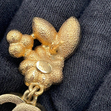 Load image into Gallery viewer, CHANEL CC Logo Bijoux Earrings Metal Bijoux Rhinestone Faux Pearl
