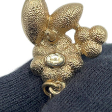 Load image into Gallery viewer, CHANEL CC Logo Bijoux Earrings Metal Bijoux Rhinestone Faux Pearl
