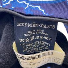 将图像加载到图库查看器中，HERMES Twilly EX-LIBRIS Black / Marine / White Silk100% Leather
