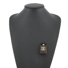 Load image into Gallery viewer, CHANEL Perfume motif brooch Brown Plastic
