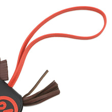 将图像加载到图库查看器中，HERMES Rodeo Loveo 24 Terre/Capucines/Black Lambskin Swift Leather Size PM
