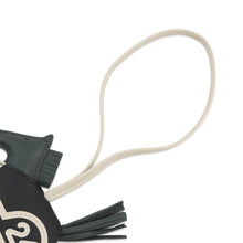 Load image into Gallery viewer, HERMES Rodeo Loveo 24 Vert Mangrove / Black / Craie Lambskin Swift Leather Size PM
