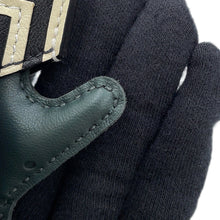 Load image into Gallery viewer, HERMES Rodeo Loveo 24 Vert Mangrove / Black / Craie Lambskin Swift Leather Size PM
