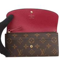 Load image into Gallery viewer, LOUIS VUITTON Portefeuille Emilie FuchsiaM60697 Monogram
