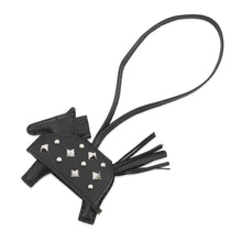 Load image into Gallery viewer, HERMES Rodeo Robeo Padlock Black Lambskin Swift Leather Size PM
