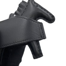 Load image into Gallery viewer, HERMES Rodeo Robeo Padlock Black Lambskin Swift Leather Size PM
