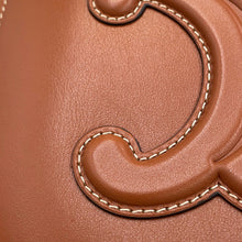 Load image into Gallery viewer, CELINE Folco Cuir Triomphe Shoulder Bag Tan198263DU3.04LU Smooth Calf Leather
