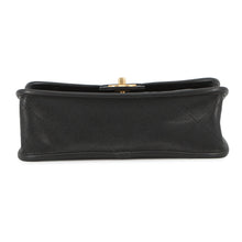 Load image into Gallery viewer, CHANEL Matelasse Top Handle Chain Shoulder Bag BlackAS3653 Caviar Leather Size Small
