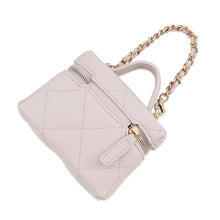 Load image into Gallery viewer, CHANEL Classic Mini Bag Bag Charm LavenderAP4897 Caviar Leather
