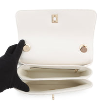 Load image into Gallery viewer, CHANEL Matelasse Trendy CC Top Handle Chain Shoulder Bag WhiteA92236 Lambskin
