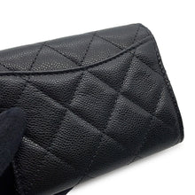 Load image into Gallery viewer, CHANEL Matelasse Chain wallet BlackAP0238 Caviar Leather

