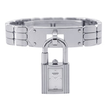 Load image into Gallery viewer, HERMES Kelly watch W16mm Stainless Steel Sparkling White DialKE4.110
