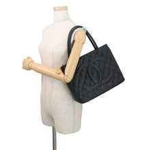 Load image into Gallery viewer, CHANEL Medallion Tote BlackA01804 Caviar Leather
