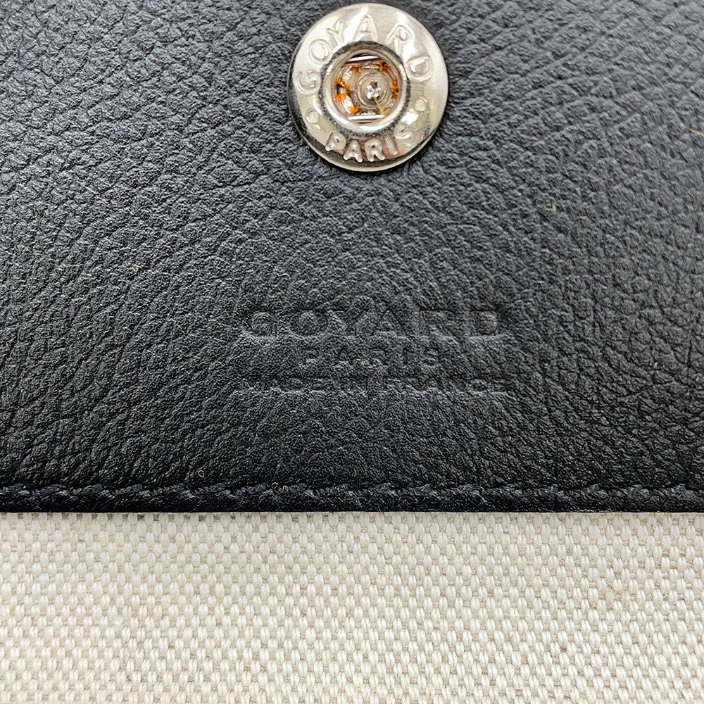 GOYARD Saint Louis with clip BlackSTLCROPMLTY01CL01P PVC Leather