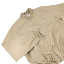 将图像加载到图库查看器中，LOUIS VUITTON Embroidered Bomber Jacket Size 48 Beige Polyester65% Cotton35%
