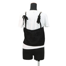 将图像加载到图库查看器中，CHANEL Camisole T-shirt Size M Black/WhiteP72150-K10356-NA934 Cotton100% Cashmere100% Rhinestone
