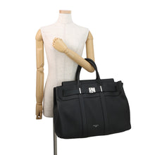 将图像加载到图库查看器中，LOUIS VUITTON Georges Tote NoirM23155 Calf Leather Size GM
