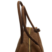 Load image into Gallery viewer, MIUMIU Bow Bag Cocoa Brown5BB117 suede Size 34
