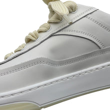 将图像加载到图库查看器中，CHANEL CC Logo Leather Sneakers WhiteG39978 Leather Size 38
