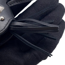 将图像加载到图库查看器中，HERMES Rodeo Robeo Padlock Black Lambskin
